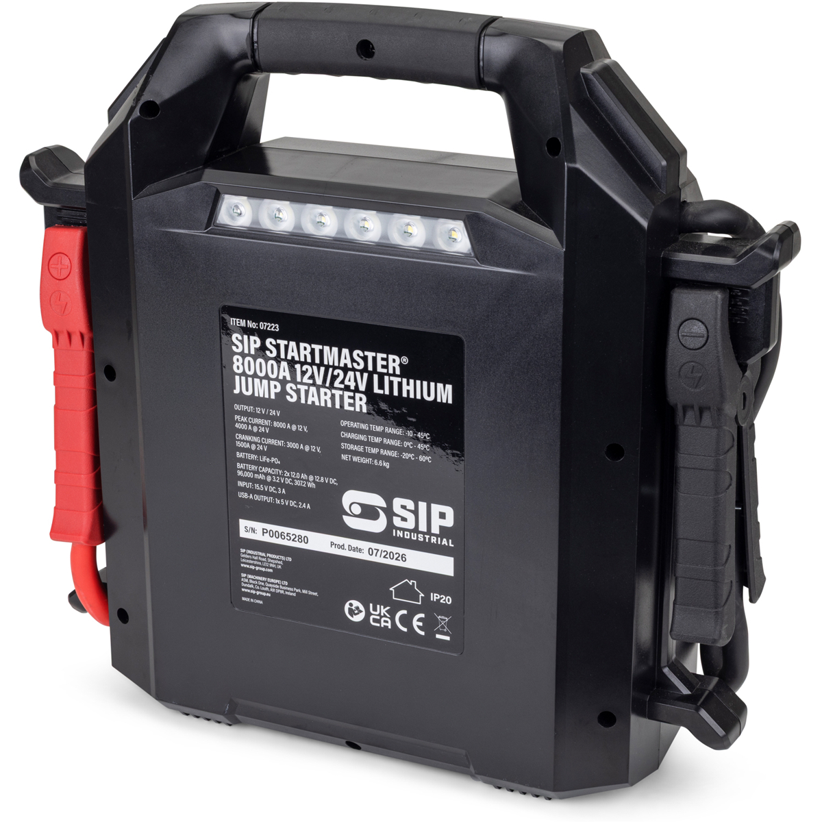 SIP 8000A 12V/24V Lithium Jump Starter